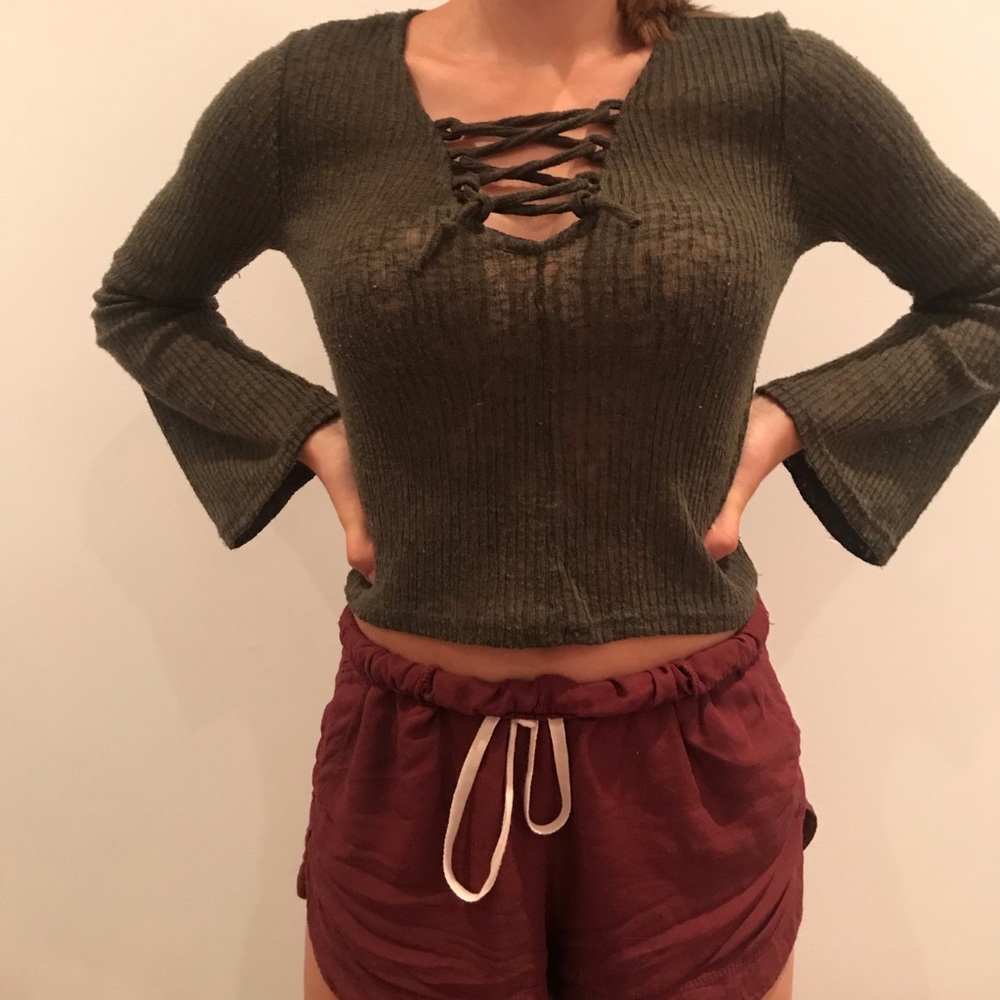 Front tie shirt